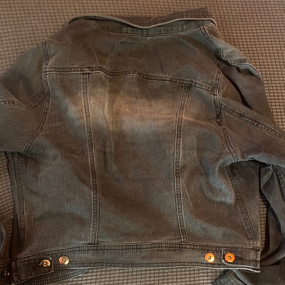 Love Tree Black Jacket with Orange Buttons - Picture 4 of 4